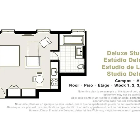 Appartement Serviced - Campos Lissabon